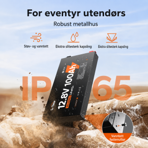 LIfePo4 SLIM batteri