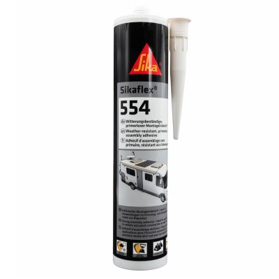 Sikaflex 554 hvit montasjelim